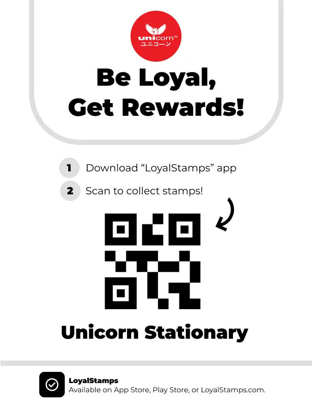 LoyalStamps Table Stand QR Code Template 3